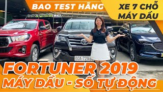 Fortuner 2019 máy dầu số tự động, xe gia đình 1 chủ từ đầu đi 42.000km vỏ zin theo xe, bao test hãng