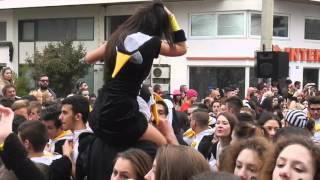 Penguins in the Rethymno Carnivare Parade 2016