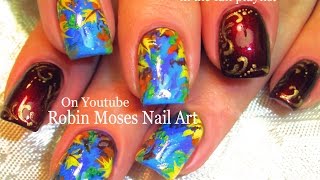 DIY Fall Leaves Nail Art Design Tutorial | Elegant Autumn Nails