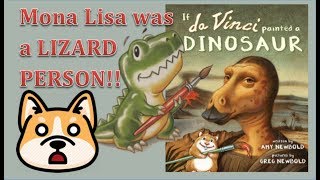 👽Mona Lisa was a Lizard Person!!👽//Dino Lisa🐲//If daVinci🎨painted 🎨a Dinosaur