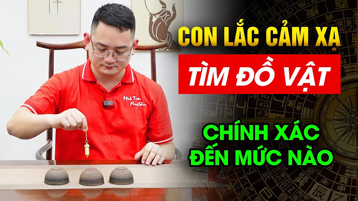 Hướng dẫn sử dụng con lắc cảm xạ