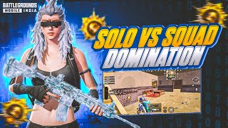 Solo Vs Squad Gameplay in iphone 14 pro max | 90 FPS BGMI Gameplay!