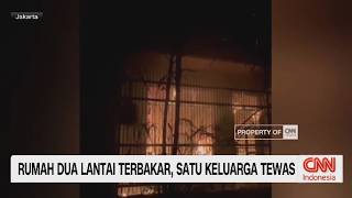 Kebakaran Maut Di Tanjung Duren, Satu Keluarga Tewas Diduga Akibat Korsleting