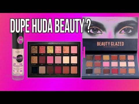 Dupe Huda Beauty Rose Gold Palette Teint Ingrid Cosmestics Youtube