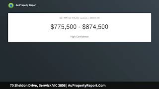 70 Sheldon Drive, Berwick VIC 3806 | AuPropertyReport.Com
