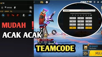 CARA ACAK ACAK TIM CODE MASUK ROM RANDOM