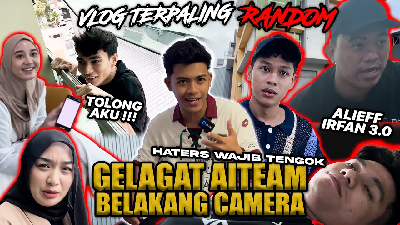 VLOG GELAGAT AITEAM BELAKANG KAMERA DI OFIS!!! TERJUN BAGUN4N SEBAB 18 KONTENT?!