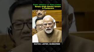 Fiery speech in Parliament. Sanjay singh speech in Parliament. #viral #parliament #speech #debate
