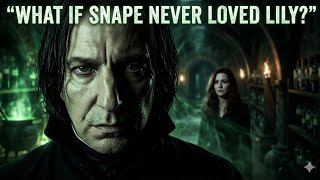 What if Snape never loved Lily… and had no reason to protect Harry? 💔🔥