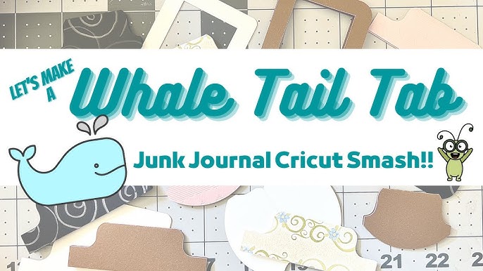 WHALE TAIL TAB PUNCH DIE CUTS - no stampin up punch- no problem! 