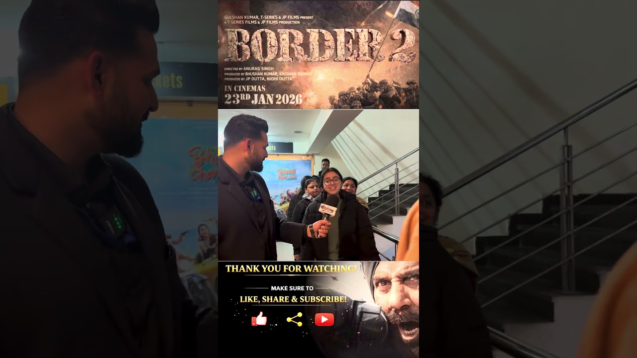Border 2 First Day Public Review🔥| Sunny Deol Mass Entry | Audience Reaction | 