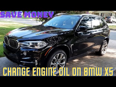 HOW TO CHANGE ENGINE OIL ON BMW X5