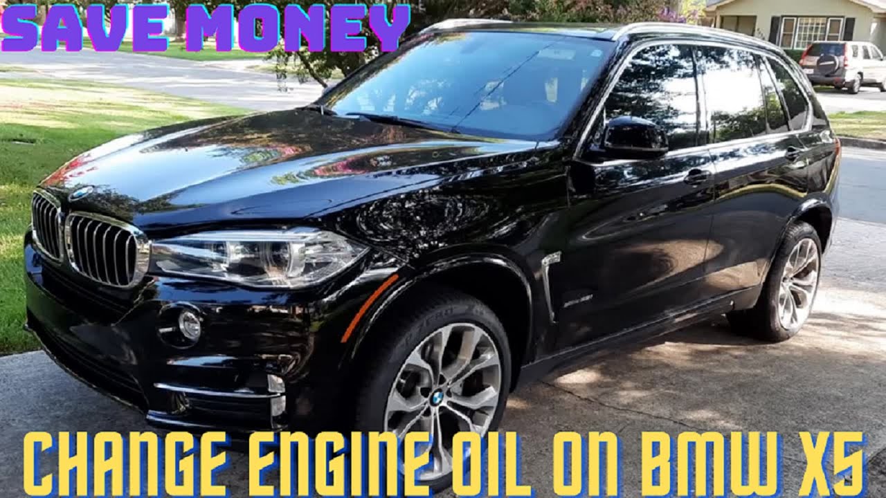 HOW TO CHANGE ENGINE OIL ON BMW X5 - YouTube