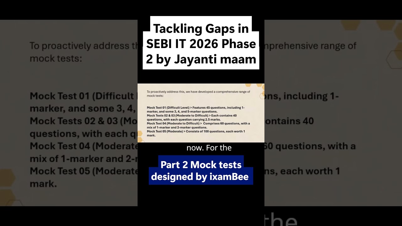 Преодоление пробелов во втором этапе подготовки к экзамену SEBI IT 2026. Часть 2. 