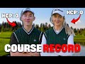 Can 2 scratch golfers break the course record in 9 holes