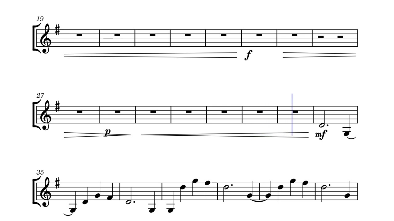 Glittering Vocal Lines Clarinets with metronome stem