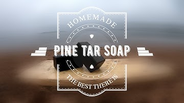 Pine tar soap