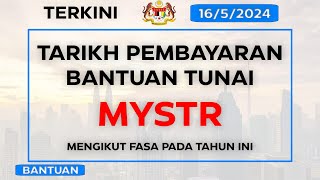 MYSTR: Tarikh Bayaran Bantuan Tunai Mengikut Fasa