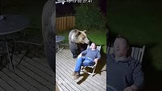 Sleeping Man Wakes Up to a Bear on His Porch! Bear Attack Survival