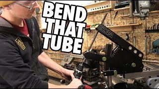 Bending a Titanium Tube for a Bike Frame | Tube Bender Demonstration