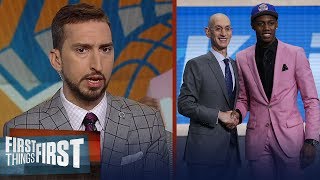 Knicks offseason will be a failure if drafting Barrett is all they do | NBA | FIRST THINGS FIRST