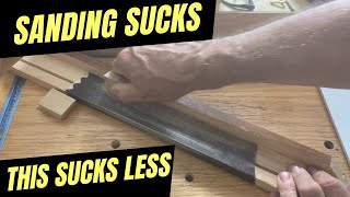 Sanding Fence - Woodworking wood crafts and DIY Workbench Downdraft Dust Collection