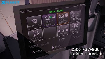 X-Plane 11 - Zibo 737-800 Tablet Tutorial