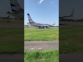 Roulage d’un B737max (OK-SWD) smartwings à Rennes St Jacques