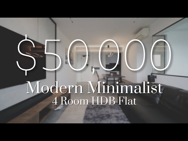 HDB 4 Room HOME TOUR: A Modern Minimalist's Paradise class=