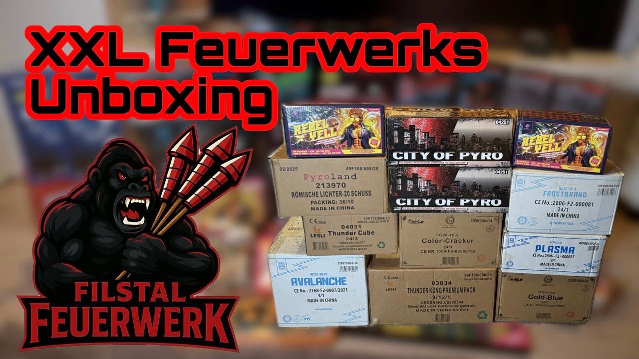 XXL Feuerwerks Unboxing 2025 I PREMIUM WARE! I FILSTAL FEUERWERK
