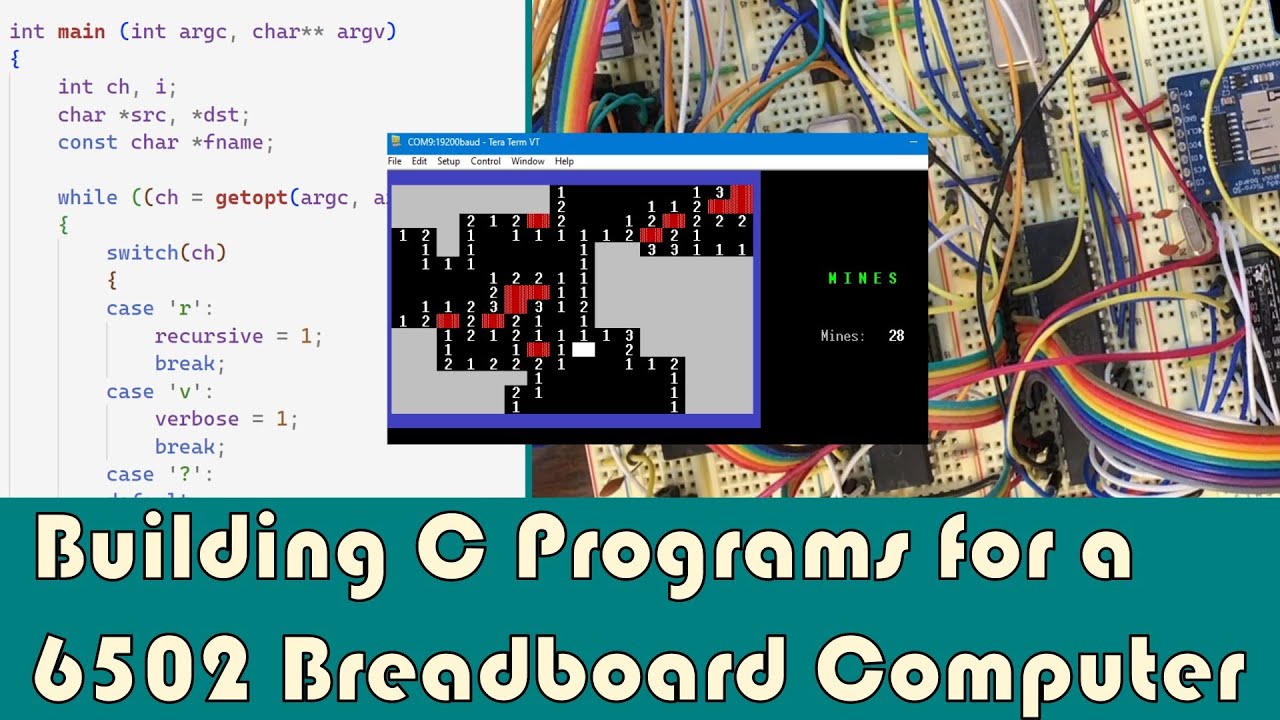 Building C Programs for a 6502 breadboard computer and customizing cc65 ...