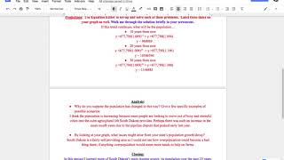 Math Growth Decay Screencast