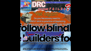 DRC DYNAMICS RESEARCH  Encoder Upgrade Equivalent Check Signal Repair Troubleshooting ServoRepair.ae