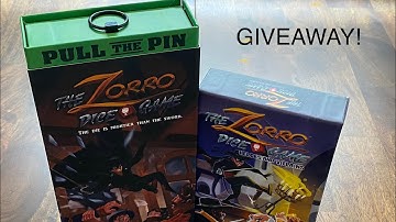 The Zorro Dice Game and Expansion Review and Giveaway