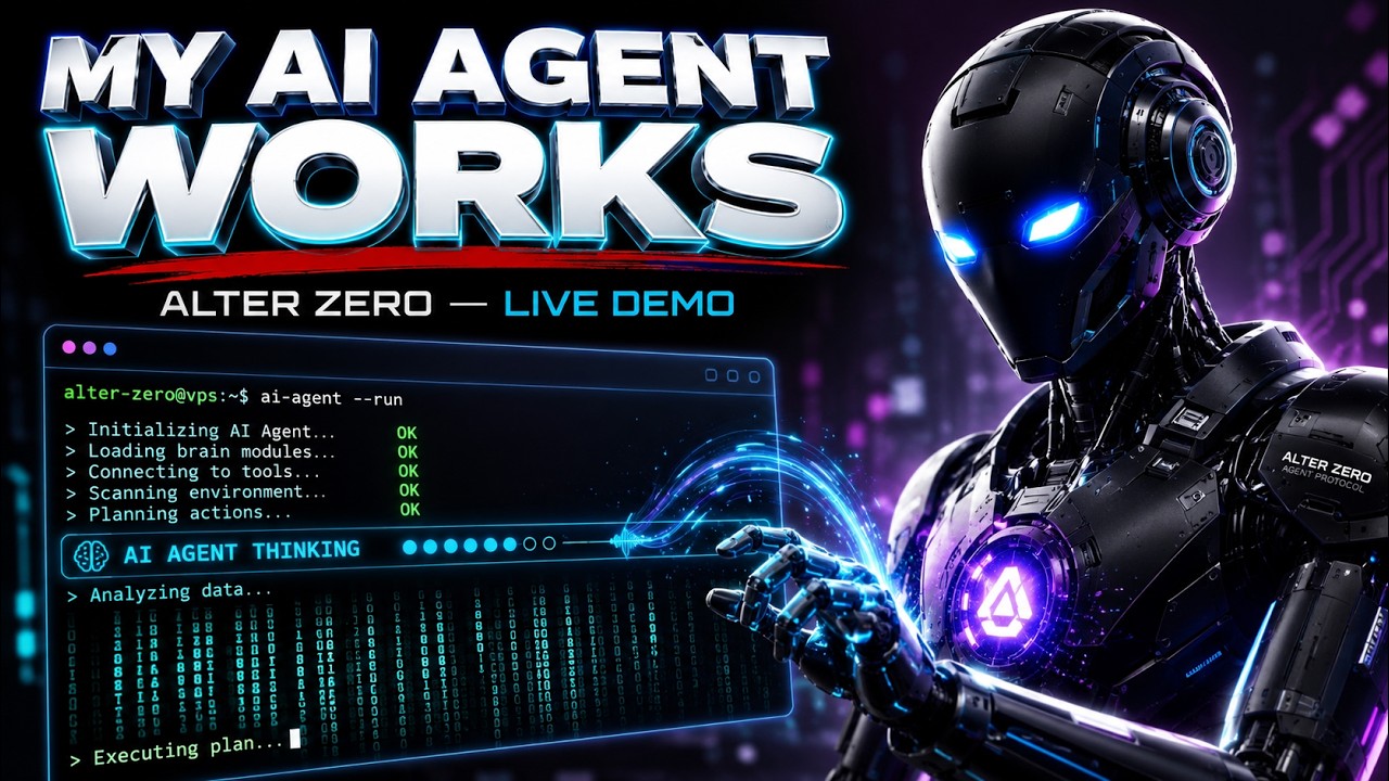 Watch My AI Agent Work: Alter Zero Demo