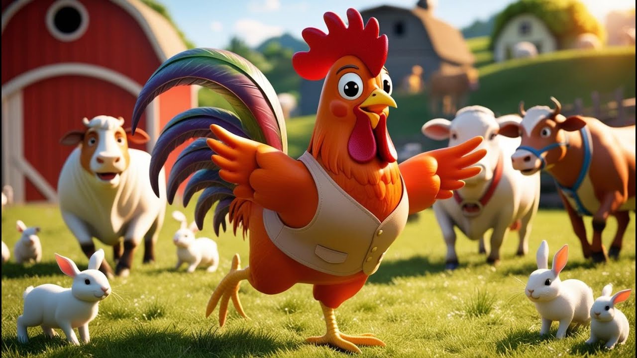 🐓 You Won’t Believe How Loud This Rooster Crows! 😲🎶