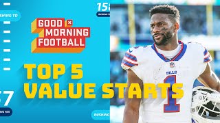 Top 5 Fantasy Values for Week 10 | Good Morning Football