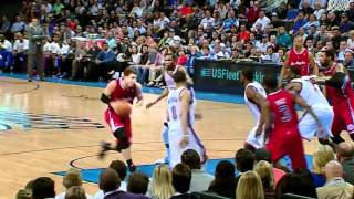 Blake Griffin Huge Slam Over Serge Ibaka Apr. 11, 2012