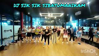 DJ SIK SIK SIBATUMANIKAM || TIK TOK VIRAL || ZUMBA || ZIN YOKE \u0026 FRIENDS || FORTIS FITNES KEPANJEN 