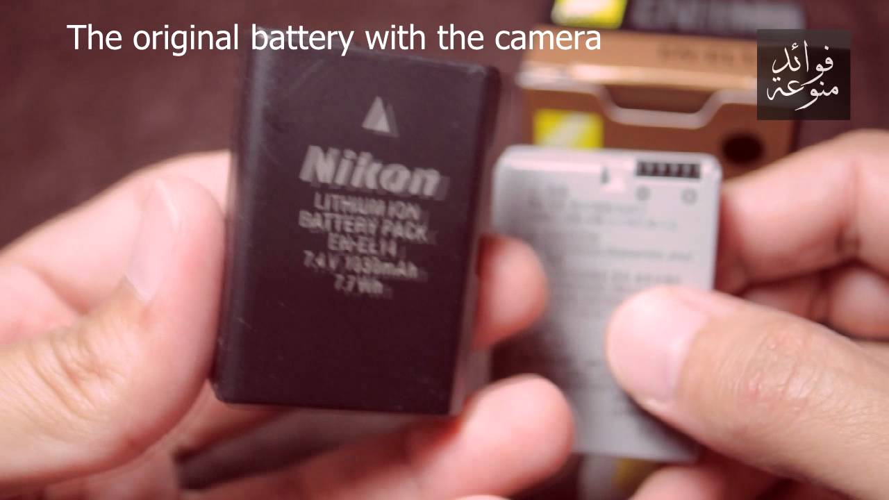 New battery from Nikon ( ENEL14a ) YouTube