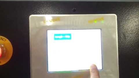 Converting Systems - Bag Machine - Screen Update