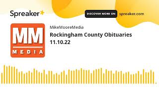 Rockingham County Obituaries 11.10.22