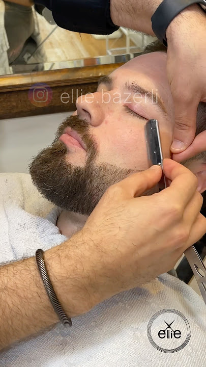 BARBER beard detail and lineup #beardlove #beard #beardstyle #beards #beardbalm
