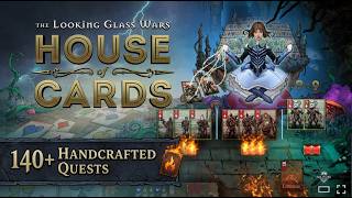Solitaire game around  darker version of Alice in Wonderland / The Looking Glass Wars House of Cards screenshot 4