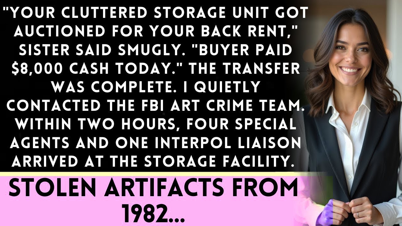 Sister Auctioned 'My Cluttered Storage Unit' For Rent Debt — But The FBI Art Crime Team Was Watchi