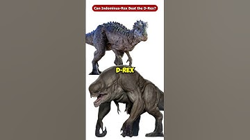 Can Indominus Rex Beat the D-Rex from Jurassic World Rebirth? #Shorts #Viral