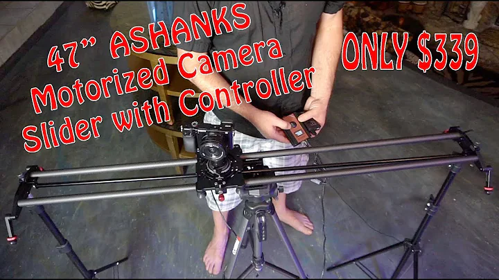 Motorized Camera Slider W/ Controller 47” ASHANKS Review W/ Time Lapse Focus Track Shot