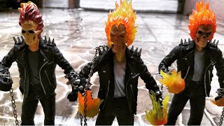 Figuras Ghost Rider Bootleg Mexicano Bajo Lluvia 