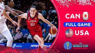 SEMI-FINALS: Canada v USA | Full Basketball Game | FIBA Women's Basketball World Cup 2022