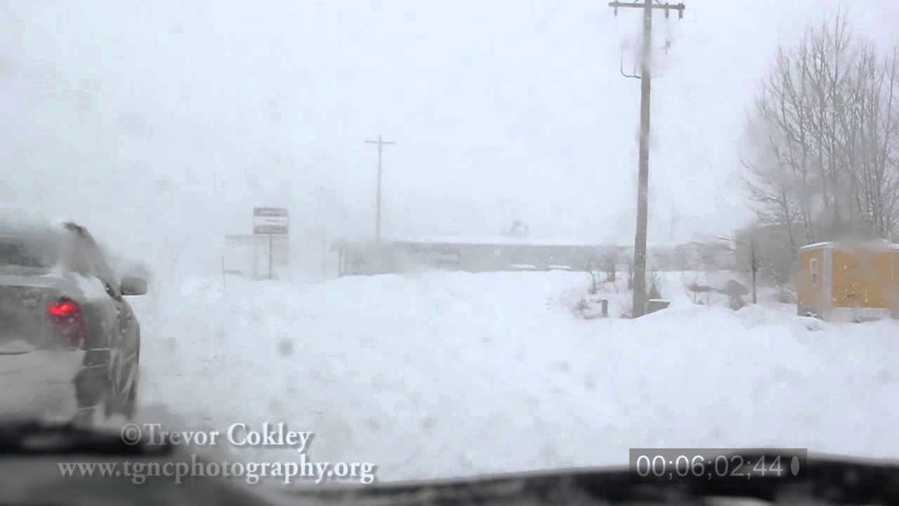 Whiteout Conditions and Mora Vasaloppet During Major Winter Storm Feb. 10, 2013